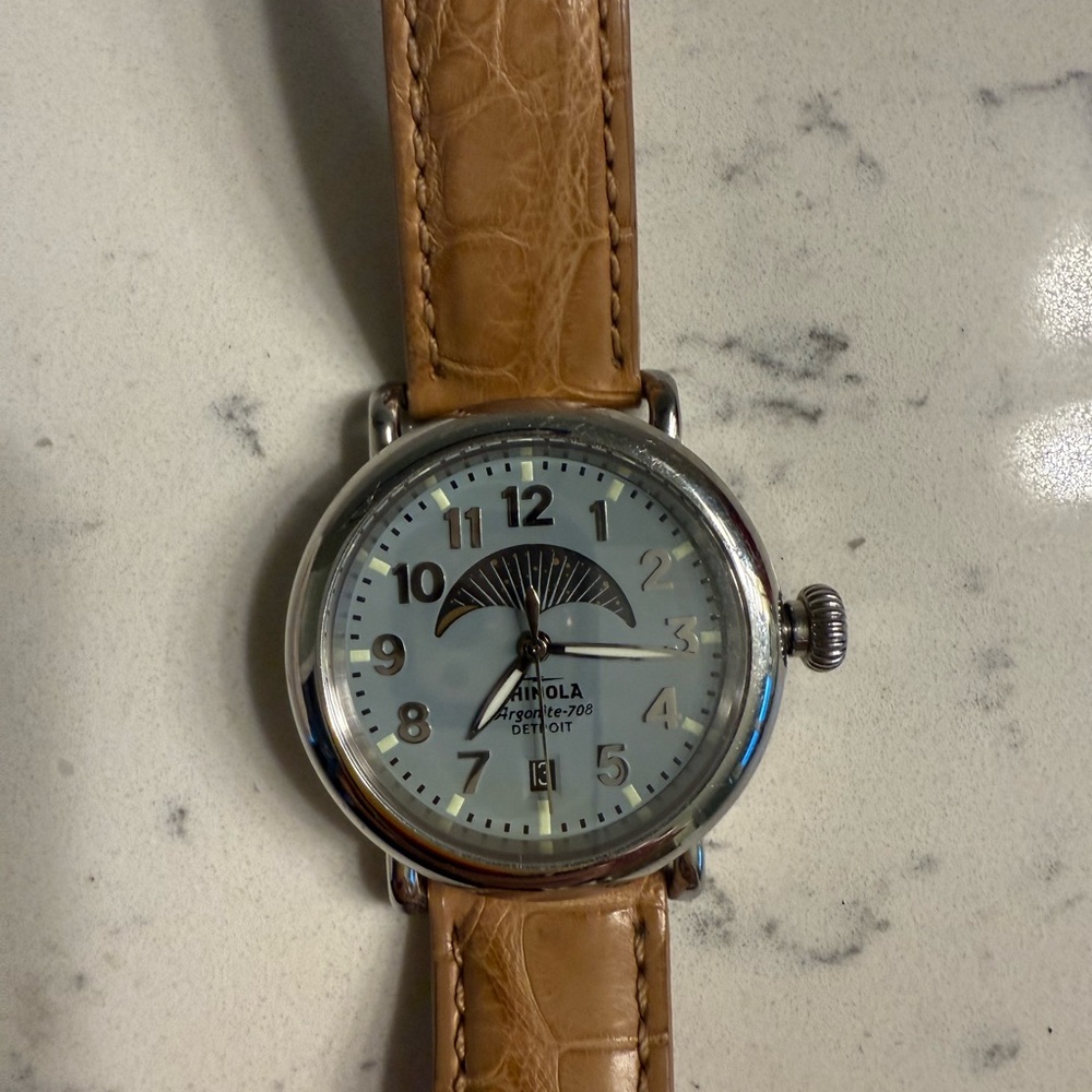 Genuine Shinola Watch w/Sapphire Crystal